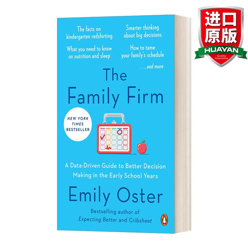 The Family Firm The ParentData Series 英文原版 家族企业 数据驱动的早期教育决策指南 Emily Oster 英文版 进口英语原版书籍怎么看?