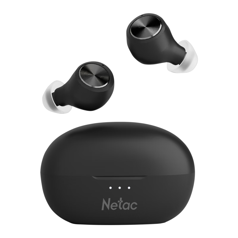 朗科（Netac）真无线入耳式蓝牙耳机 运动游戏耳机 低延迟通话降噪运动适用苹果华为小米安卓手机 LK56黑色