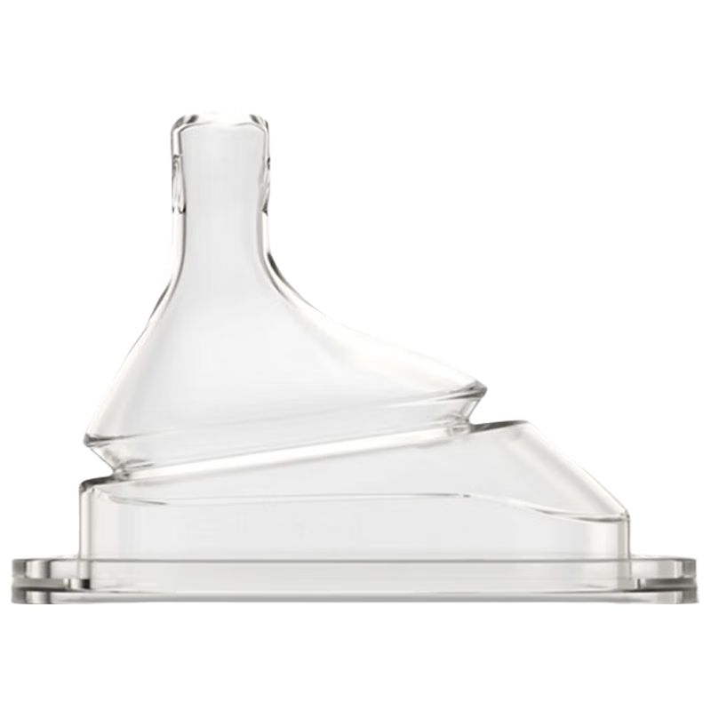 葆氏奶瓶奶嘴配件硅胶宽口径Y孔9个月以上（适用于赫根多种方形奶瓶）