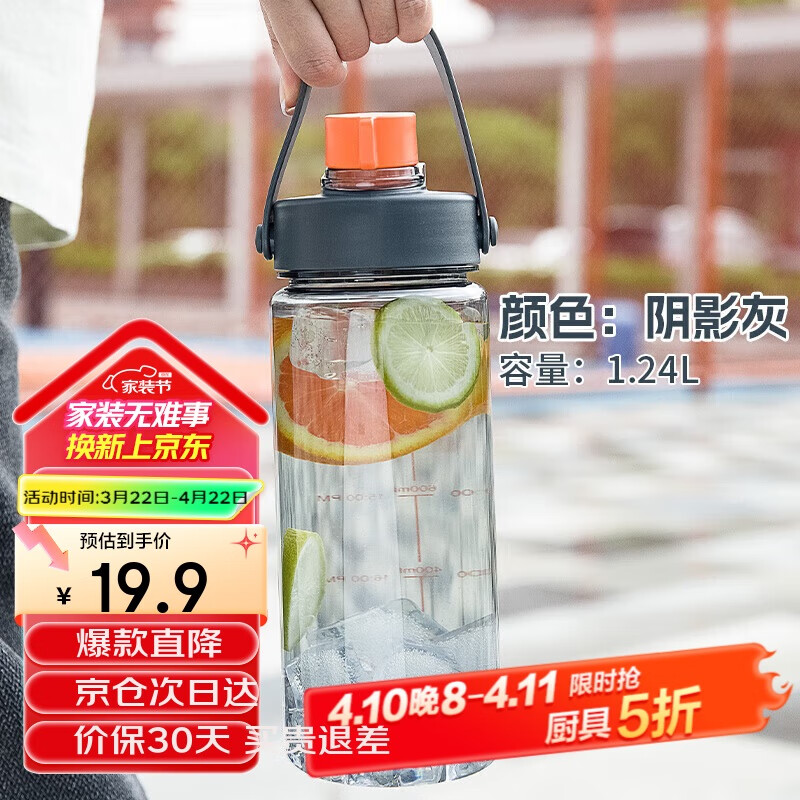 ������������ϱ�tritan�豭��Ů�˶�ˮ��ѧ����Я��������Ӱ�� 1.24L