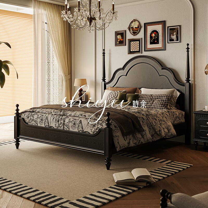 ʱ�಼������ʽʵľ�����Ը����йŷ繫����1.8��˫�˻鴲����ʽ�� �����׺ڡ��������� 1800*2000mm(�����-�ɴ���)