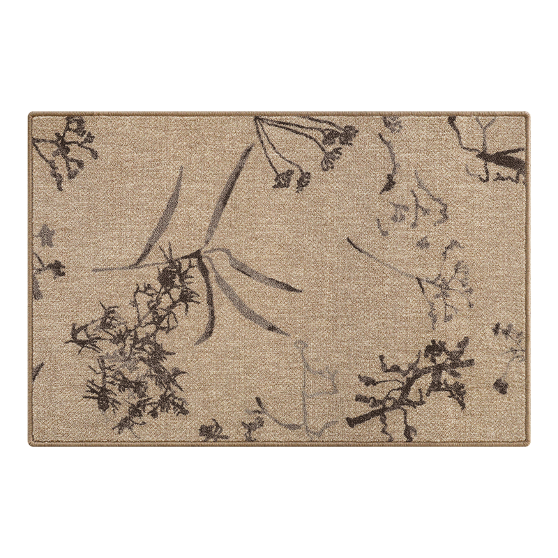 賽波斯?jié)M庭花進(jìn)門墊南洋風(fēng)復(fù)古高級感入戶毯法式玄關(guān)臥室耐臟腳墊 滿庭花入戶毯 60cm*90cm 1件數(shù)
