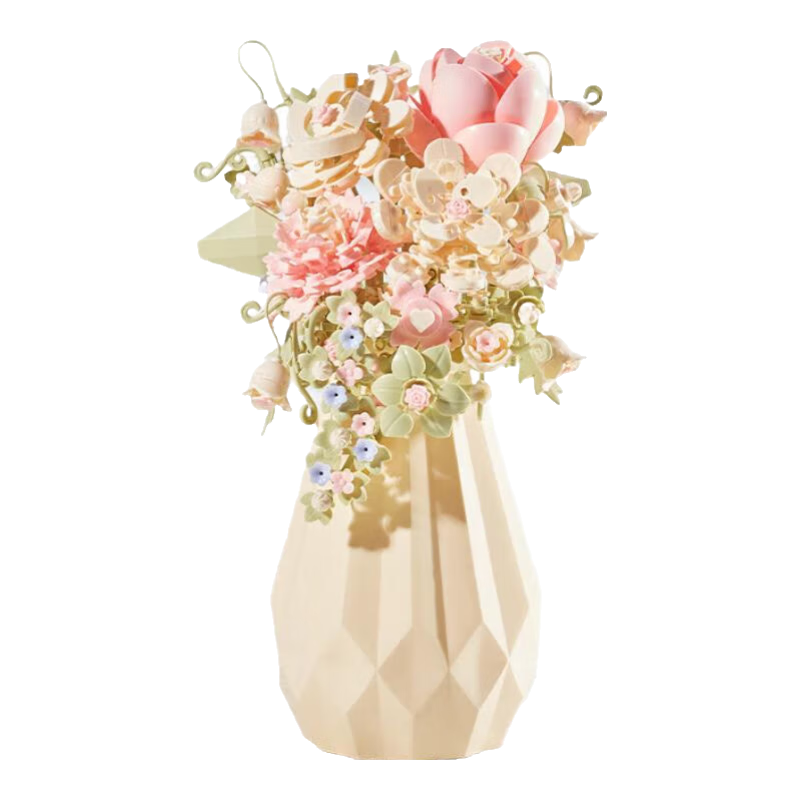 ���ֵ�����õ����������ľ����DIYƴװ���520���˽�����Ů���������� ������+��ɫ��ƿ�������ʺС�