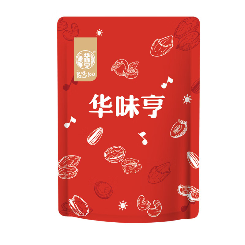 华味亨 休闲零食系列  100g蒜香青豆*10件