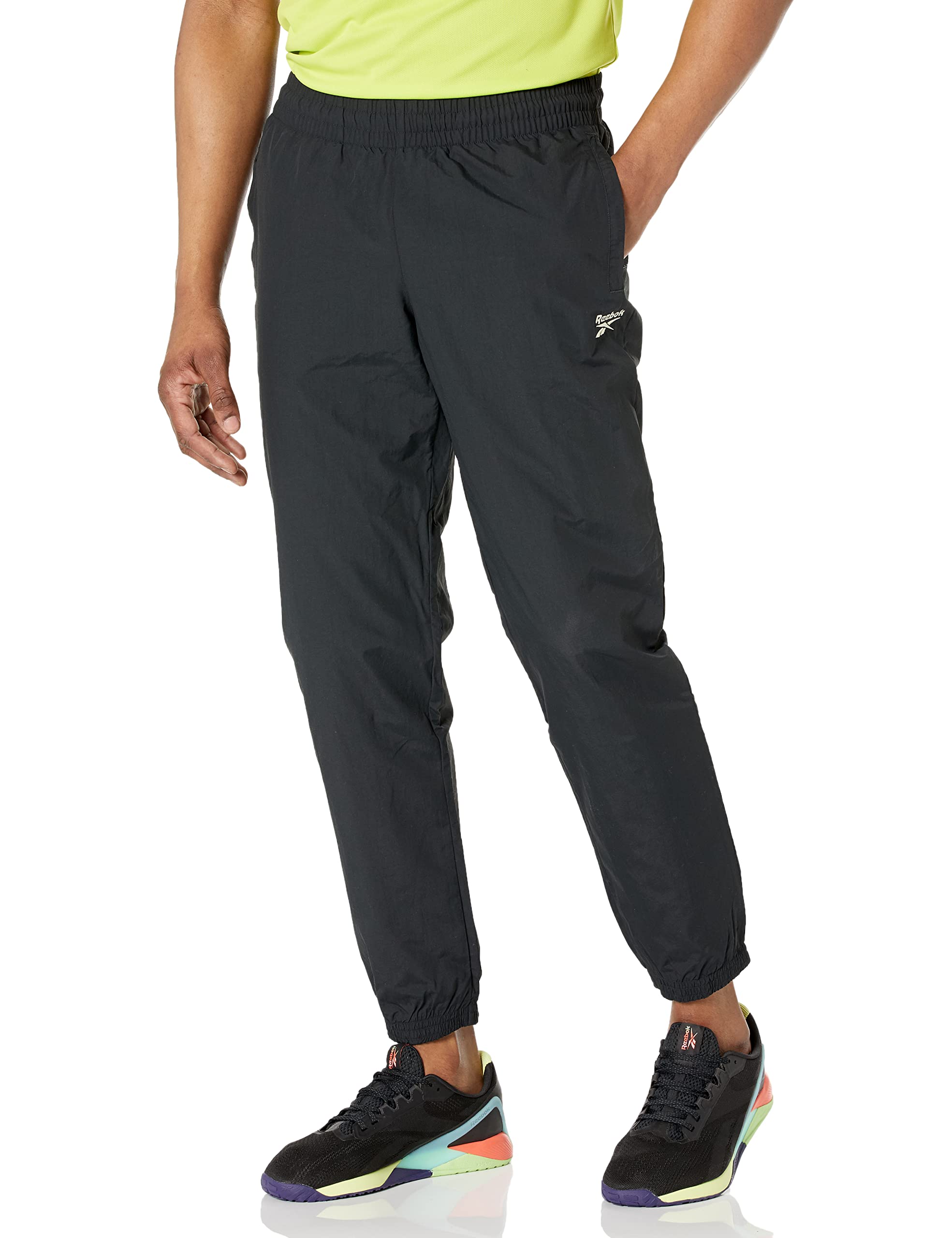 Reebok 銳步男式經(jīng)典運動(dòng)褲 夜黑 Medium