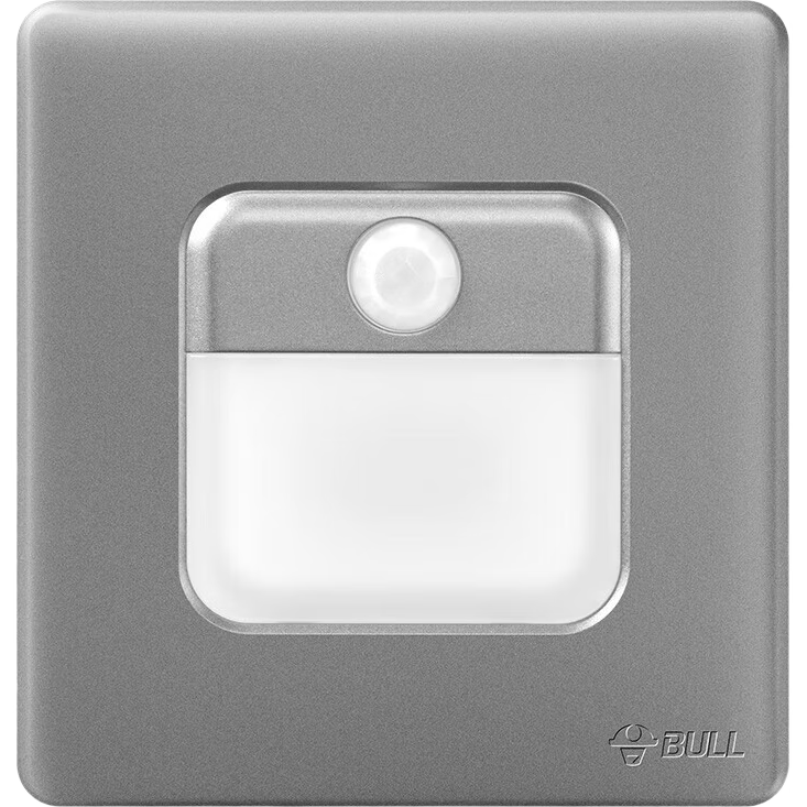 公牛（BULL）地脚灯 G28系列 人体感应地脚灯 86型面板G28D123 星空灰 暗装