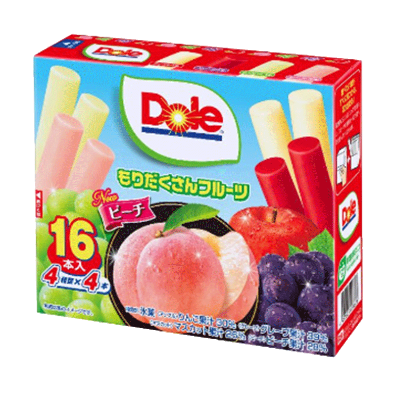 ���죨LOTTE��Dole����ˮ��ζ����400ml�ձ����ں�װ����ܱ�����4�ֿ�ζ16֧