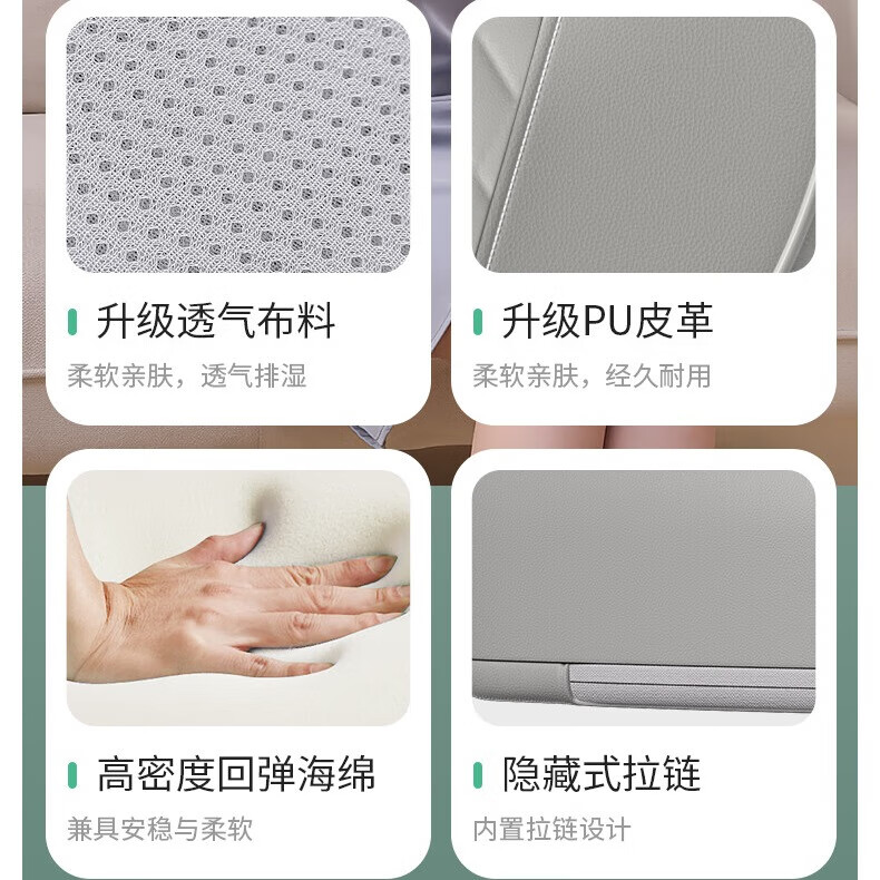 荣事达颈肩腰背按摩器按摩枕恒温加热多功能家用全身按摩自动热敷揉捏按摩仪送父母生日礼物母亲节礼物 充电【智能调控+过热保护+升级面料高记忆棉】