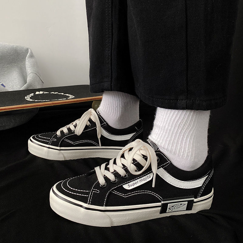 热天搭配短裤穿的的休闲鞋男鞋透气鞋子男韩版潮流帆布鞋男士百搭休闲