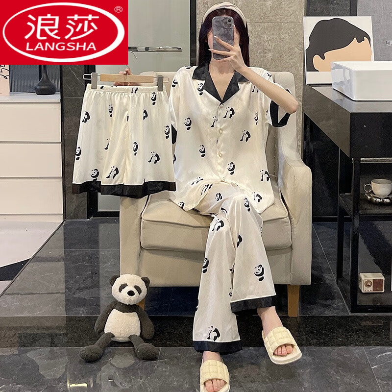 ���ڲ�������ɯ��LangSha����˿˯��Ů�ļ�������װ����200�ﱡ�����˿������Ϧ���˽����� JV-33188-������ L ����100-115��