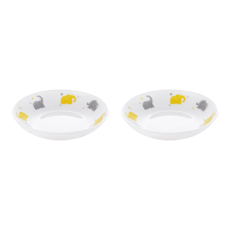 素美吉小碟子蘸料碟陶瓷調(diào)味調(diào)料碟醬料碟醋碟醬油火鍋油碟蘸水蘸醬碟 大象-味碟兩個(gè)裝
