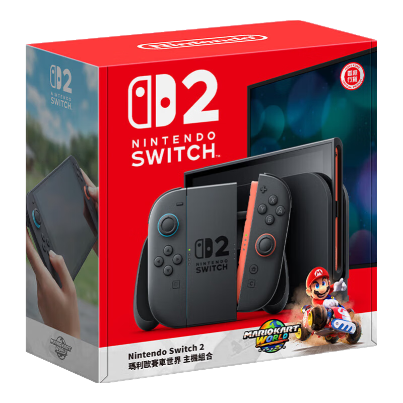 任天堂（Nintendo）switch OLED 日版/港版游戲機Switch2/ns續(xù)航加強版游戲主機便攜體感掌機 【直郵倉】港版Switch2馬里奧賽車同捆