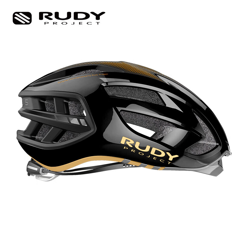 RUDY PROJECT璐迪自行车头盔巴林车队同系列骑行装备公路盔山地车破风半盔EGOS 光泽黑金(中国限定款 L