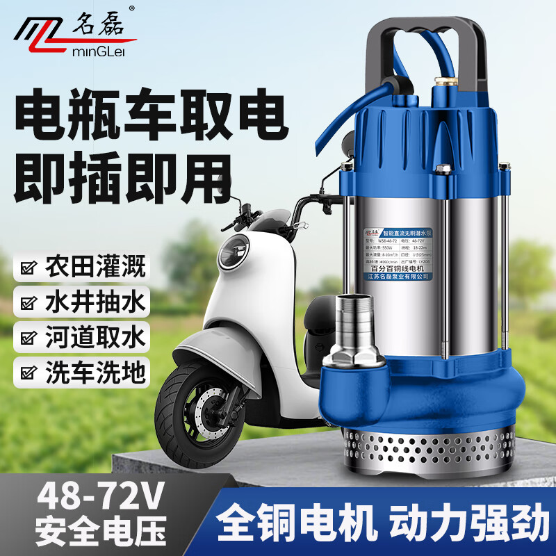 ����ֱ��Ǳˮ��48V60V72V��ˢˮ�õ�ƿ���綯��ר�ü��ó�ˮ��