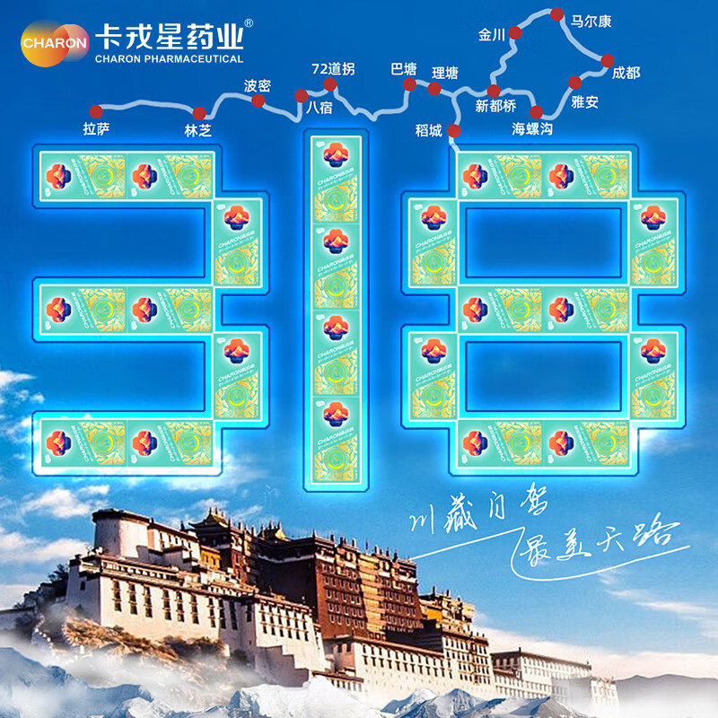 卡戎星高原安高反吸必备缓解高原不适西藏青海云南新疆必备中草药香囊 高原三周游【三盒24枚】 一盒8枚缓解头晕头痛