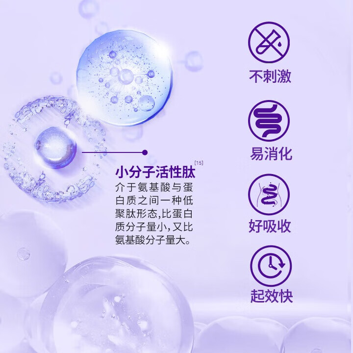 彼格高十全肽儿童发育脾胃吸收自护虚弱高含量小分子活性肽非冻干青少年 新升级单罐体验装】 10ml*30袋