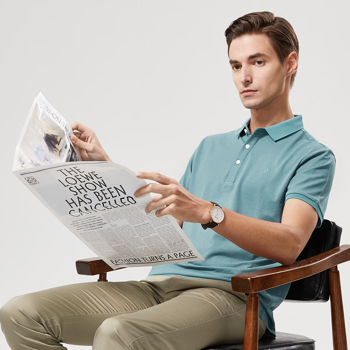 杉杉polo衫男夏季新款商务休闲半袖运动透气亲肤T恤男打底短袖男士 F1112P1D2007-豆绿（含桑蚕丝） 4XL 195/108A