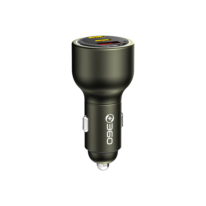 360車載充電器快充數(shù)據(jù)線套裝1A2C 100W大功率 點煙器智能車充 一拖三轉(zhuǎn)換器