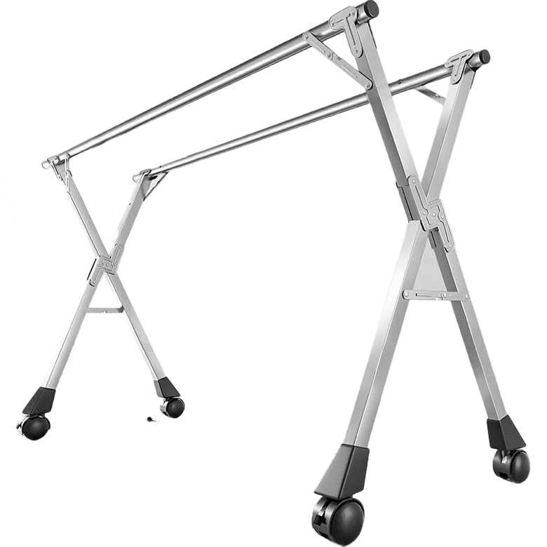 京佳宜晾衣架落地可折叠晾衣杆室内外阳台凉晒被子衣架家用免安装