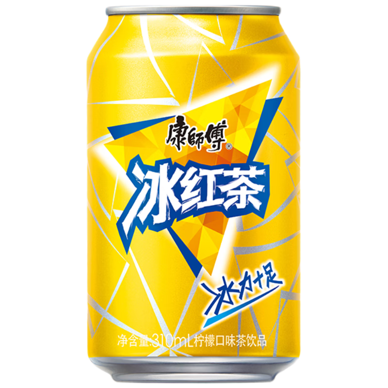 康师傅  冰红茶can 310ml*6罐 茶饮料小罐装