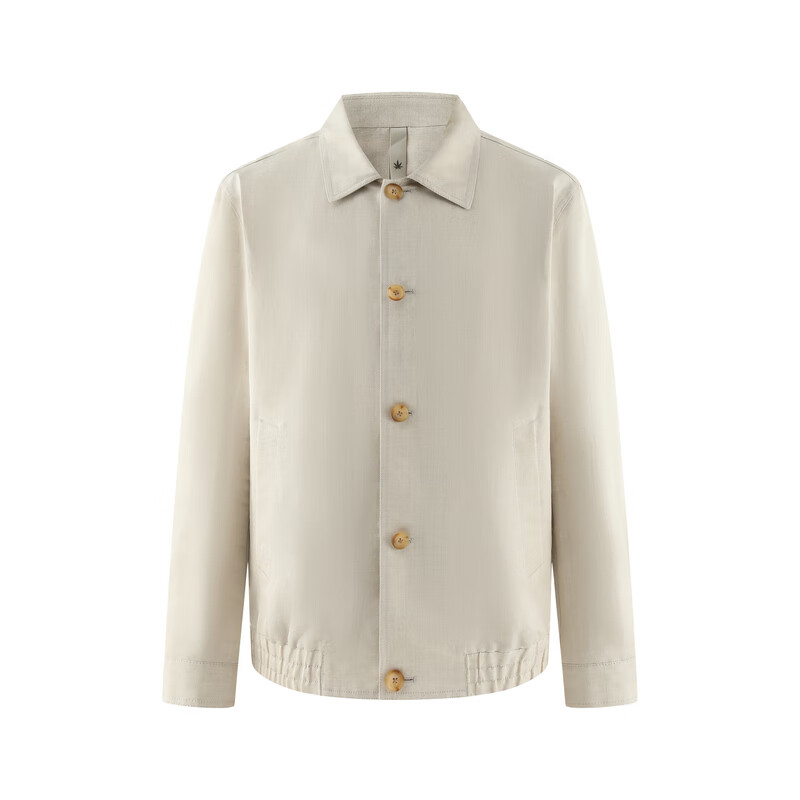 汉麻世家（HANP）【100%汉麻】男士秋季外套休闲翻领上衣夹克