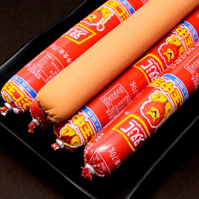 双汇（Shuanghui）王中王火腿肠粗大即食香肠肉类零食小吃整箱泡面搭档 双汇整箱王中王30g*90支