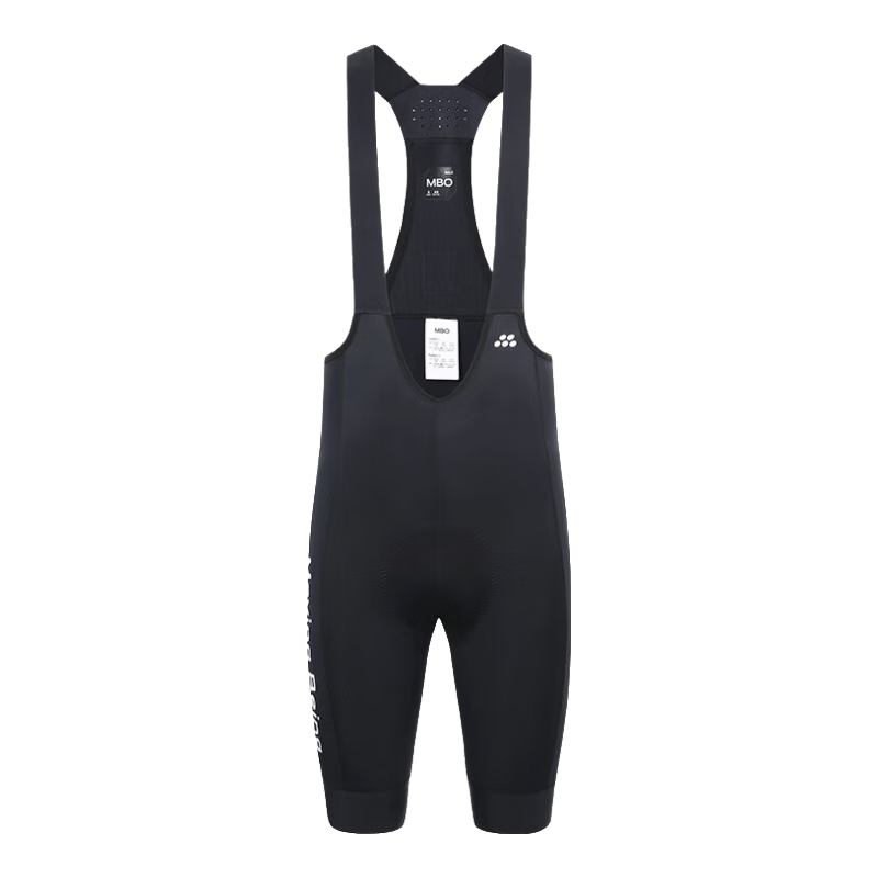 MBO男子騎行背帶短褲雙箭頭性能美學進口面料分區(qū)干爽T500騎行褲 黑客 2XL