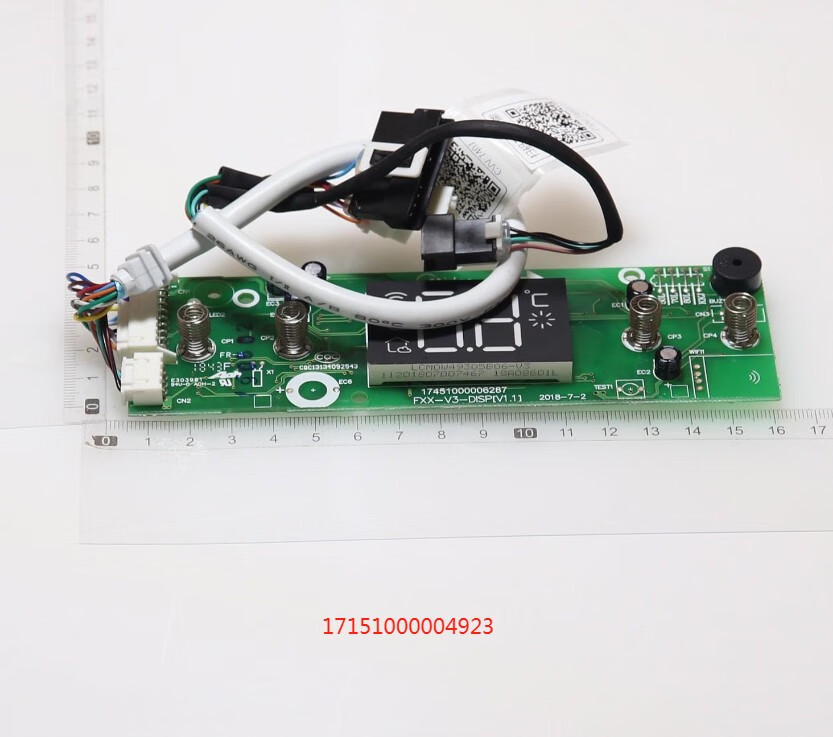 雅迎适用美的电热水器显示板F6030-V3(HE) F6030-V3(HE)按键开关面板