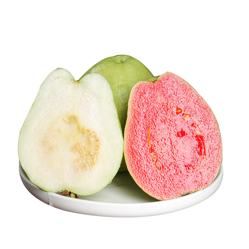 颜小荭芭乐双拼软糯奶油芭乐脆口红白心双拼芭乐组合新鲜水果当季番石榴 2.8-3斤芭乐双拼组合