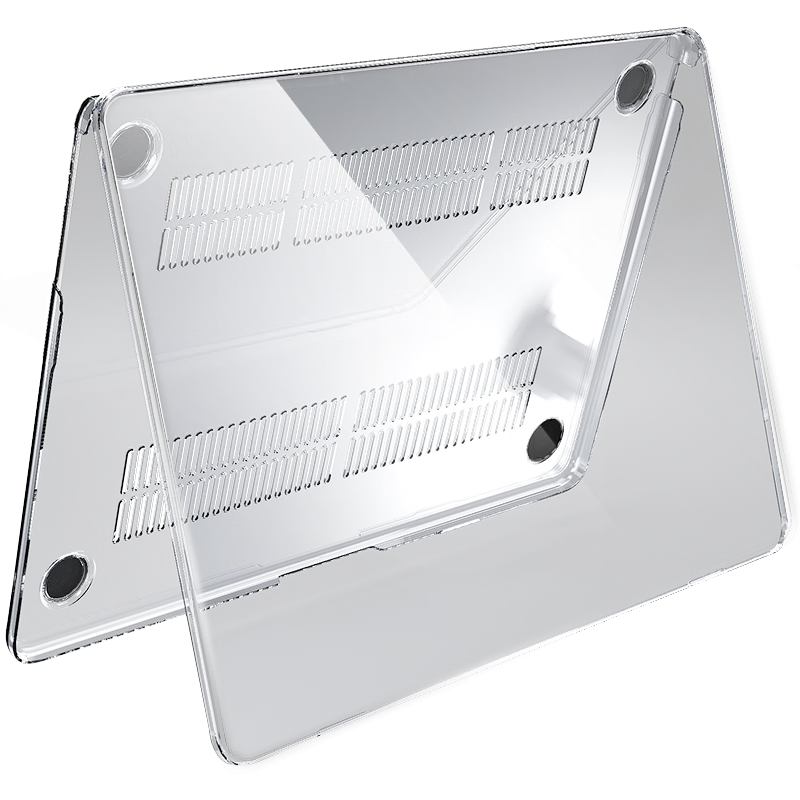 NVV 適用MacBook Air 13.6英寸保護(hù)殼M4/M3/M2保護(hù)套2025/2024/22蘋(píng)果筆記本電腦透明外殼KA-M3透明