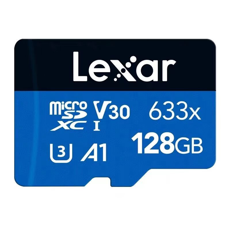 雷克沙 LEXAR雷克沙TF卡128G高速633X行车记录仪监控存储卡手机游戏机内存卡 TF卡 128G 行车记录仪/监控储存 官方标配