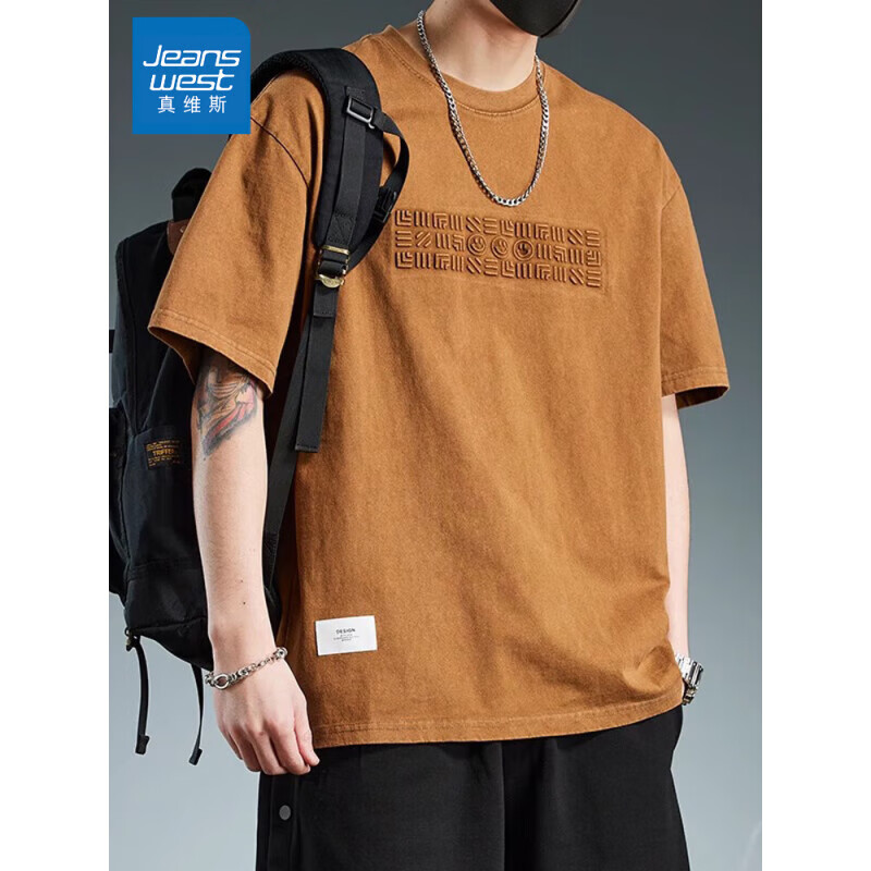 ���ڲ�������ά˹��Jeanswest���������ɰٴ��ذ�����T�����ļ�2026�¿�ˮϴ�������·�������װ ��ɫ M 95-115�� 70.5Ԫ