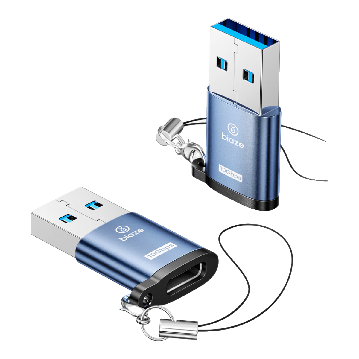 畢亞茲 USB3.2Gen2轉Type-C轉接頭高速快充電USB-C口carplay車載數據線適用蘋果15/16手機耳機