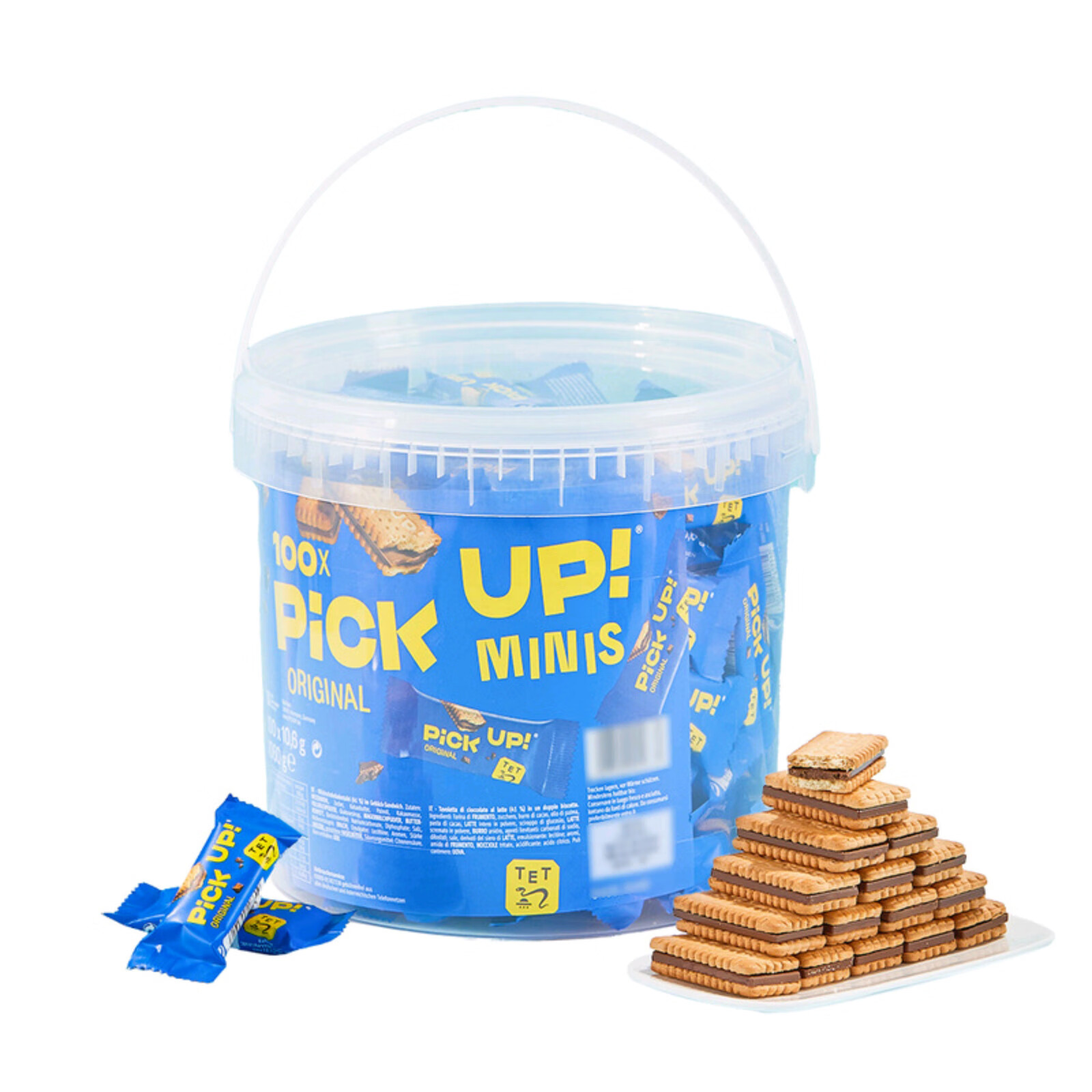 代购德国进口百乐顺牛奶巧克力酥脆夹心饼干10