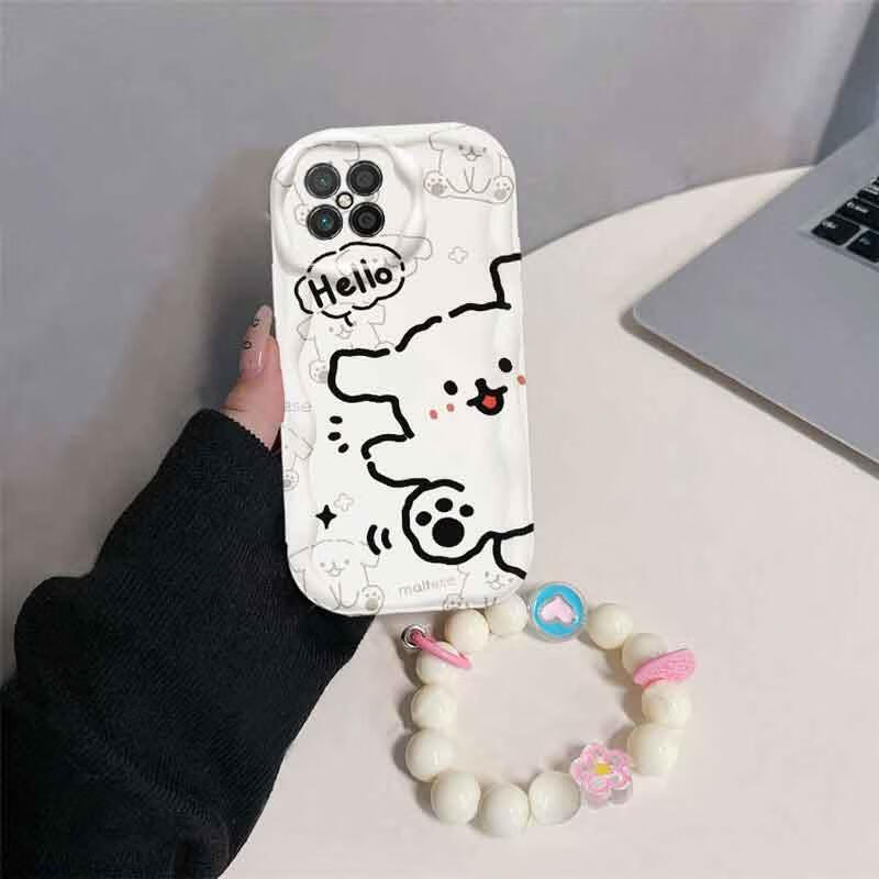 鲸赤适用于华为智选NZONES7PRO+手机壳华为智选NZONE50PRO保护套卡通ins风全包可爱卡通潮女防摔网红轻 【COOL小狗】【单壳】 华为智选 NZONE S7 Pro+