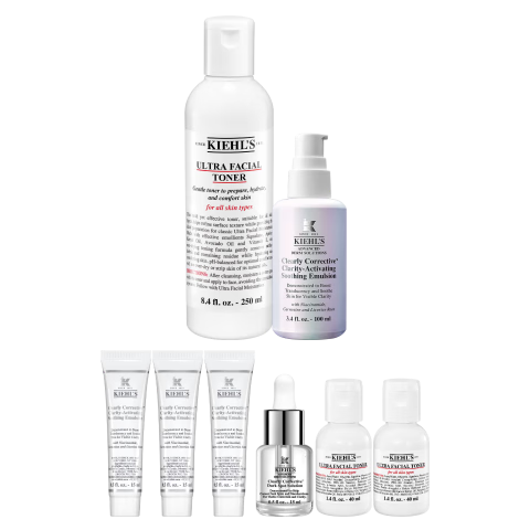 科颜氏高保湿水乳套组（水250ml+乳100ml）保湿补水护肤品送520礼物