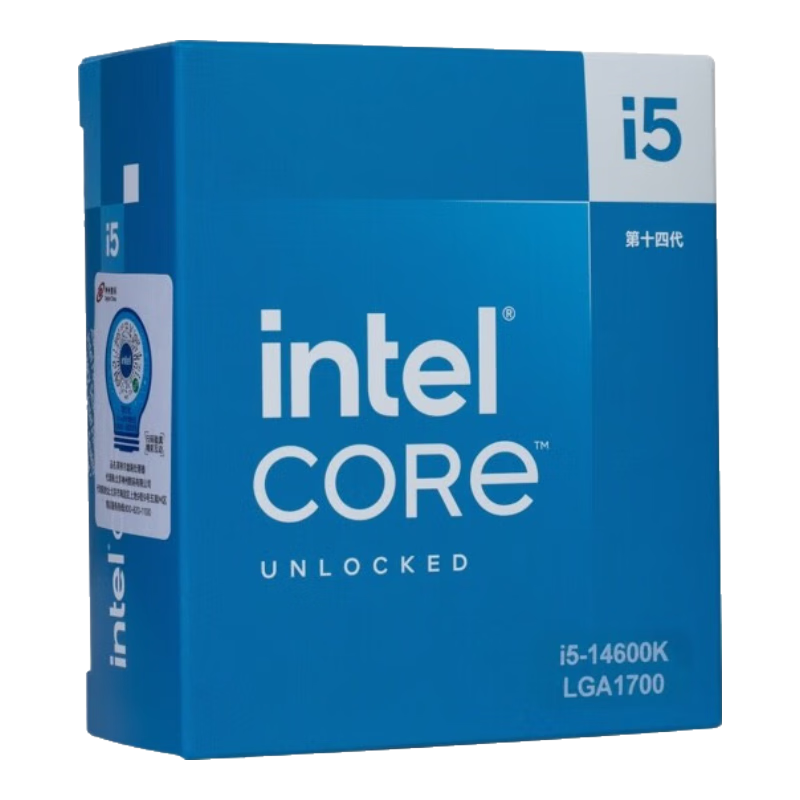 Intel/英特尔 i5-14600K 处理器 14核20线程 i5-14600K盒装 2858元(需领券,合1429元/件)