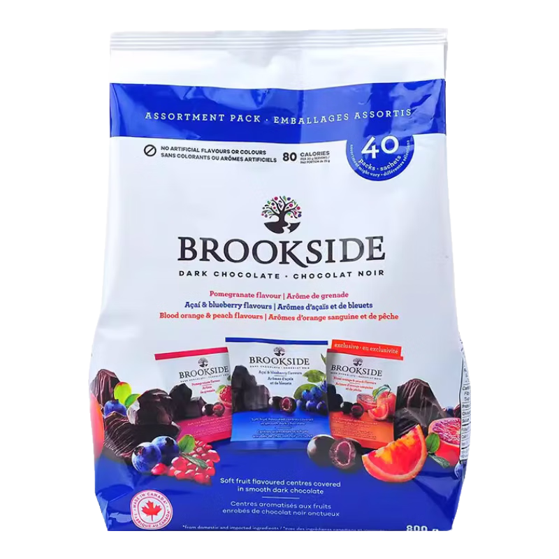 ��³�����£�Brookside�� ���ô���ڱ���ʫ��ݮˮ��֭���ĺ��ɿ���������800g����Ů�� ��װ40*20g��װ800g-��26��11��