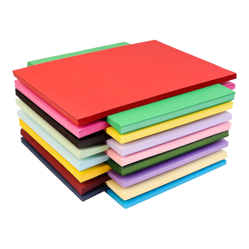 手工折纸A4彩纸儿童小学生手工课彩色折纸办公打印复印纸diy剪纸70克彩折纸 70克【10色100张】不送剪刀