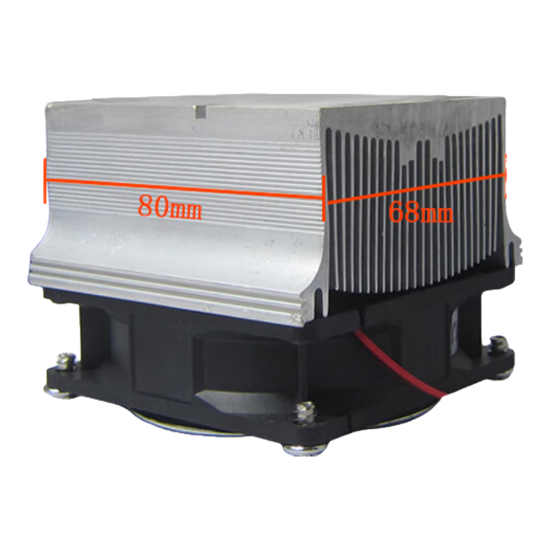 夢茜兒（MEXEMINA）30W50W大功率LED風(fēng)扇散 器片12V CPU風(fēng)冷聚光透鏡水草燈罩無燈的 單頭散熱器無透鏡