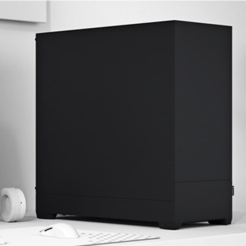 分形工艺（Fractal Design）Pop XL Air/Silent全塔机箱EATX主板静音风冷黑色侧透显卡430mm白色水冷360自带3风扇台式主机电脑 Pop XL Silent 黑色金属版