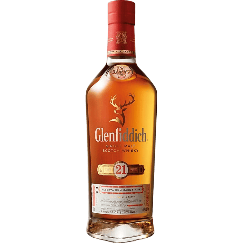 格蘭菲迪（GLENFIDDICH）21年 蘇格蘭單一麥芽威士忌 700ml 40度 禮盒裝 進口洋酒