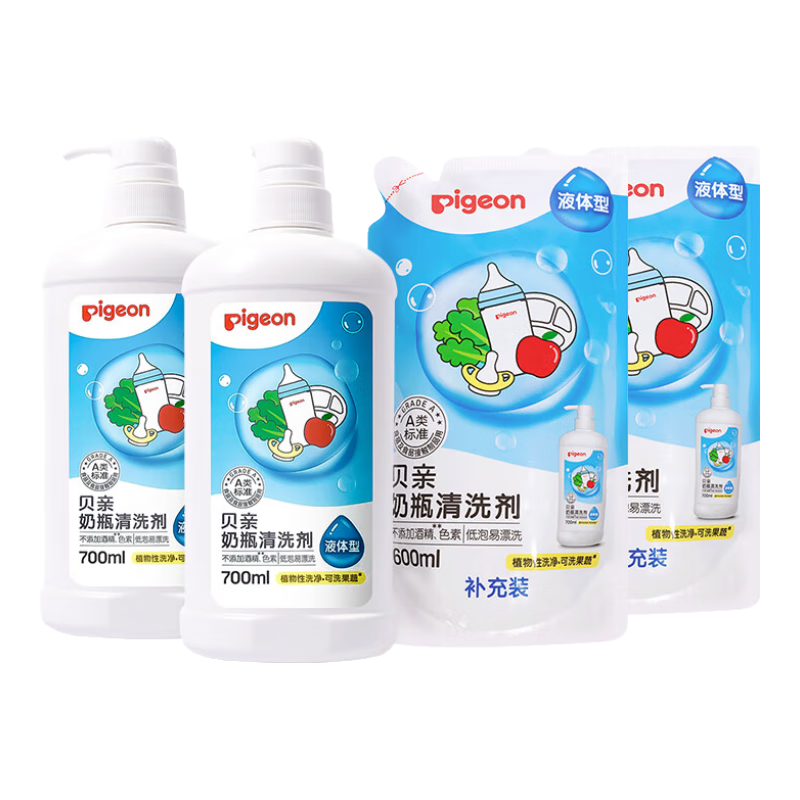 ������ƿ��ϴ�� ϴ��ƿ��ϴ�� ��ƿ���� Ӥ����ƿ��ϴ�� ϴ�ྫ ֵ����װ2600ml