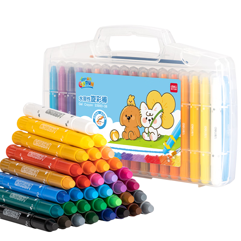 ������deli��36ɫˮ�����ͻ�����ˮϴ�����������Ųʰ���װ�׶�������ͯ�ʻ�Ϳɫ���� 32.5Ԫ