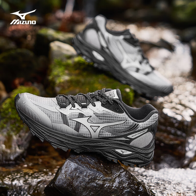 美津浓（MIZUNO）25年新款山系复古轻野鞋缓震防滑跑步鞋RACER ADV