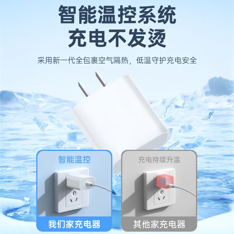 简雷适配苹果充电器20W快充PD数据线套装iPhone14ProMax 13plus 12 11 XR充电线适用iPad平板闪充插头 【苹果6-14系列】快充头+1.5米PD快充线