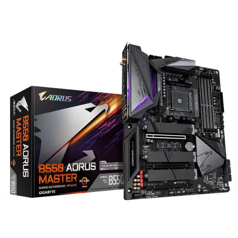 技嘉新到 盒装 Gigabyte/技嘉 B550 AORUS MASTER 大雕 支持锐龙5950X
