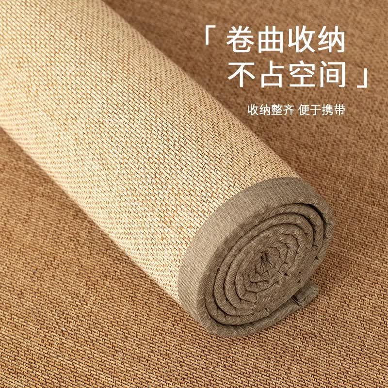 兴连心凉席竹席2026新款夏季客厅地垫榻榻米加厚竹编地毯家用卧室飘窗垫 楠竹-清斋 80×180CM 【天然楠竹编织】