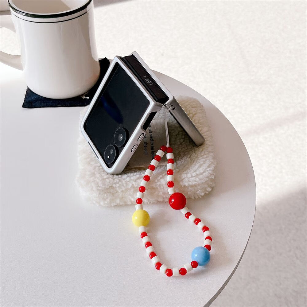 Hnew适用于小米mixflip手机壳新款皮纹泼墨苹果英文波点MIXFlip小折叠屏保护套全包防摔女带链条高级感 单壳【泼墨苹果 白色皮纹】轻奢肤感 全包防摔 小米MIXFlip