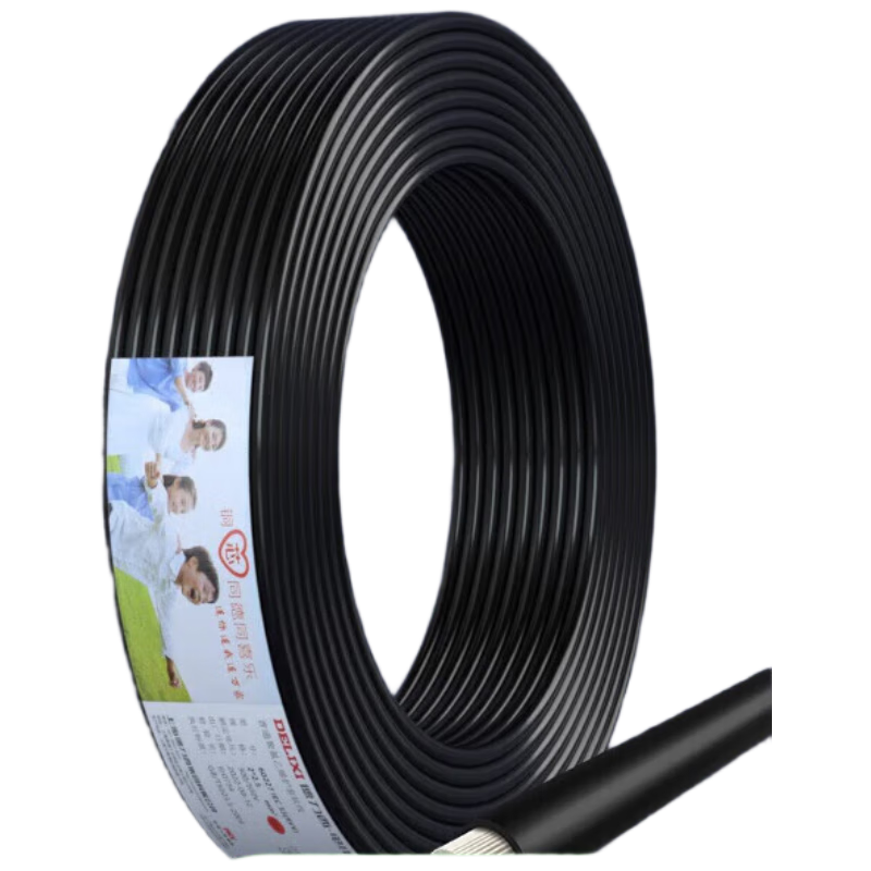 ��������DELIXI�����ߵ��� RVV��о����������4ƽ����ɫ��װ����ͭо����50��3*4 711.35Ԫ(������)